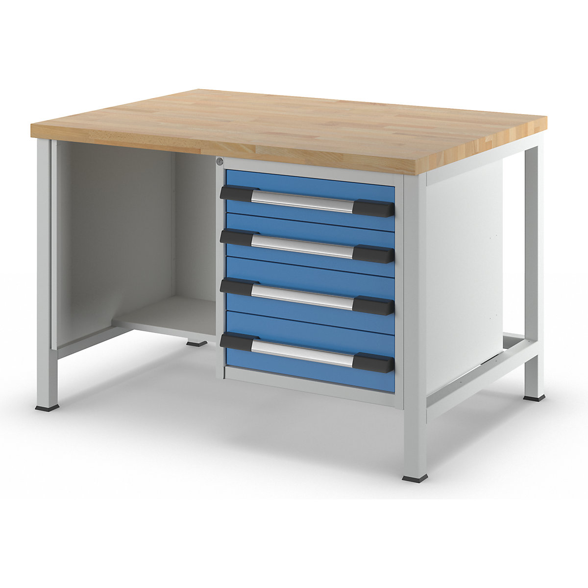 Bancada de trabalho, estrutura modular série 8000 – eurokraft pro (Imagem do produto 7)-6