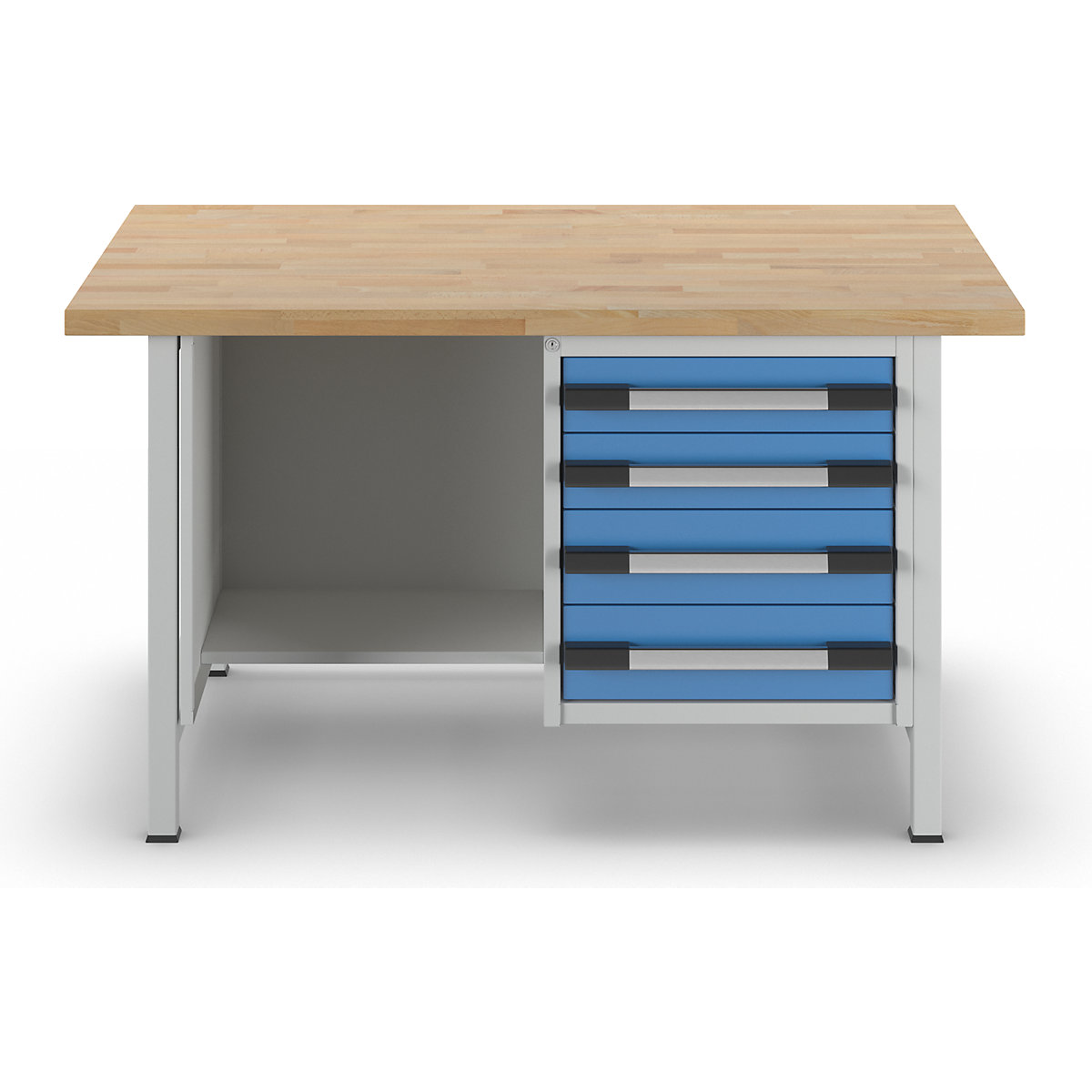 Bancada de trabalho, estrutura modular série 8000 – eurokraft pro (Imagem do produto 4)-3
