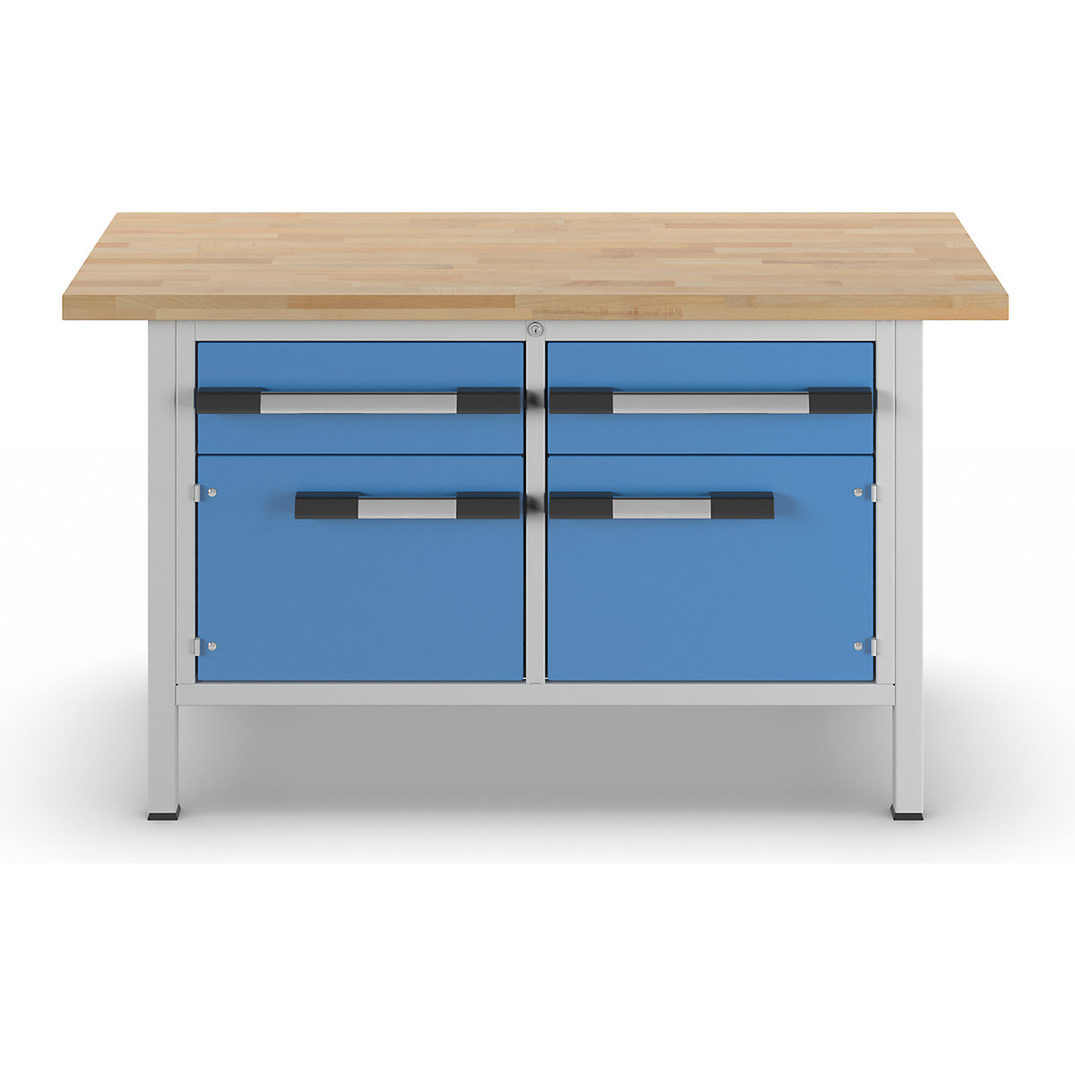 Bancada de trabalho, estrutura modular série 8000 – eurokraft pro (Imagem do produto 3)-2