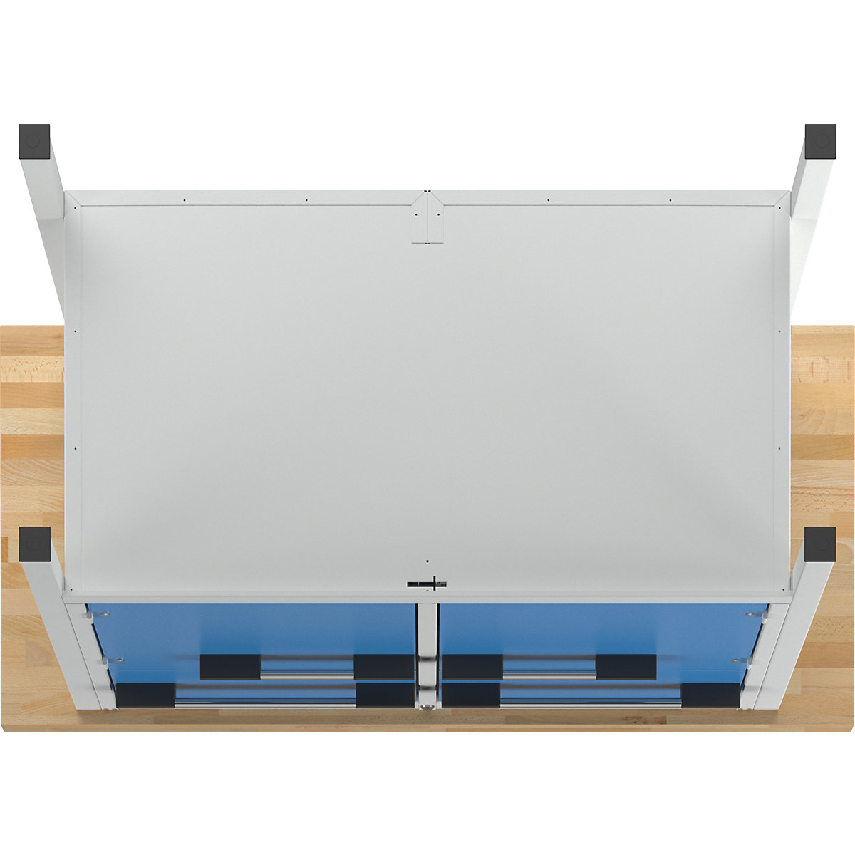Bancada de trabalho, estrutura modular série 8000 – eurokraft pro (Imagem do produto 5)-4