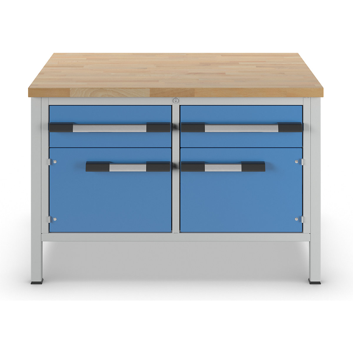 Bancada de trabalho, estrutura modular série 8000 – eurokraft pro (Imagem do produto 4)-3