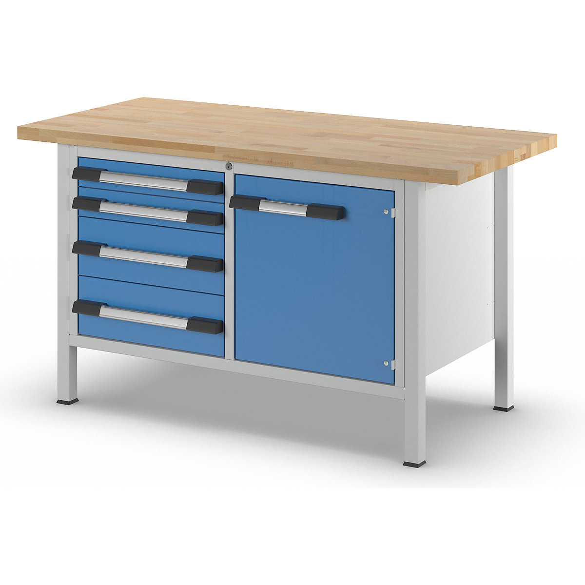 Bancada de trabalho, estrutura modular série 8000 – eurokraft pro (Imagem do produto 5)-4