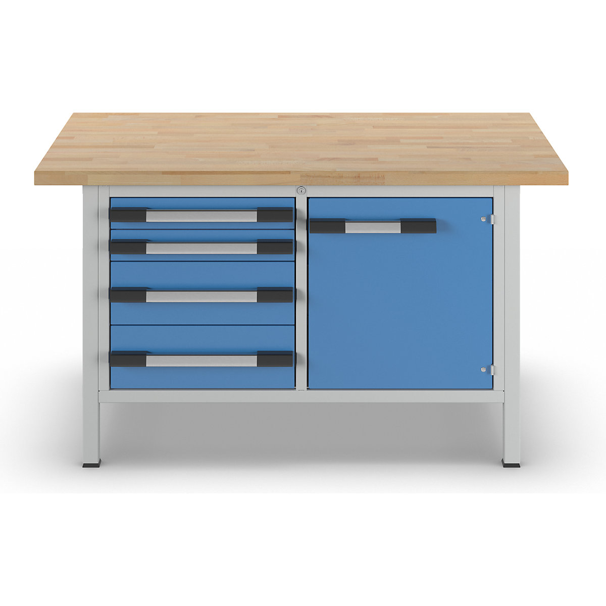 Bancada de trabalho, estrutura modular série 8000 – eurokraft pro (Imagem do produto 3)-2