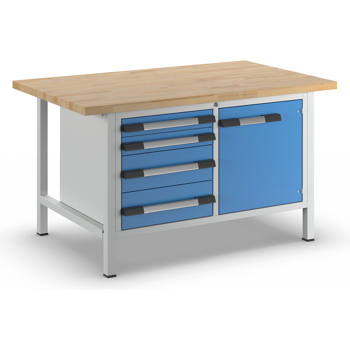Bancada de trabalho, estrutura modular série 8000 – eurokraft pro