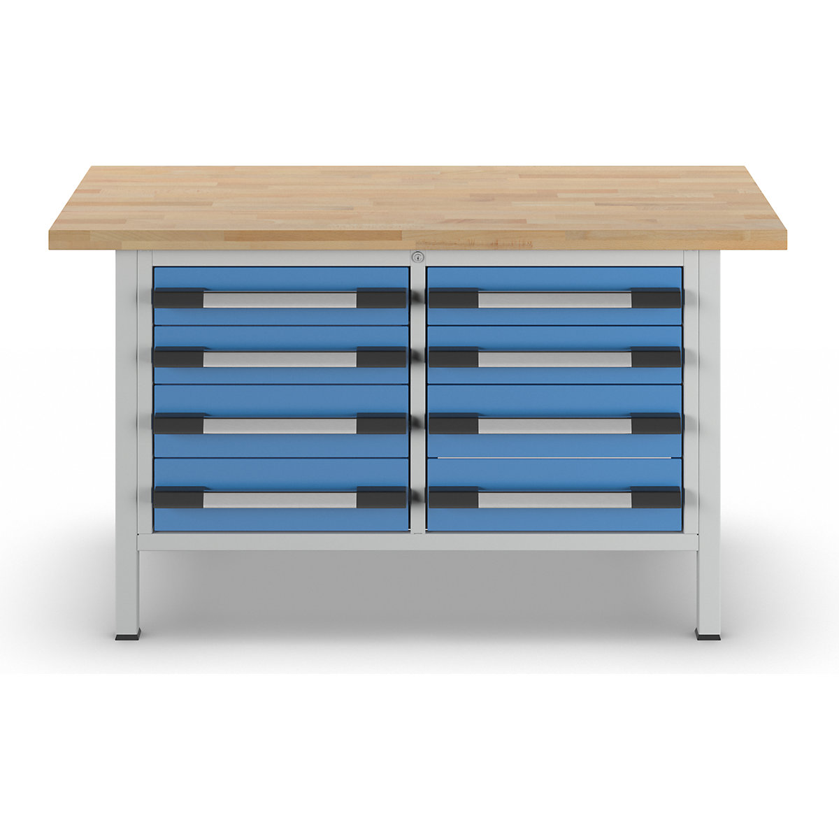 Bancada de trabalho, estrutura modular série 8000 – eurokraft pro (Imagem do produto 3)-2