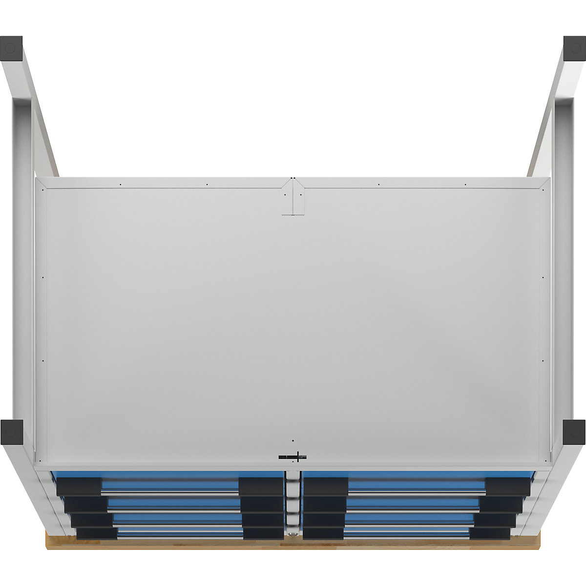 Bancada de trabalho, estrutura modular série 8000 – eurokraft pro (Imagem do produto 6)-5
