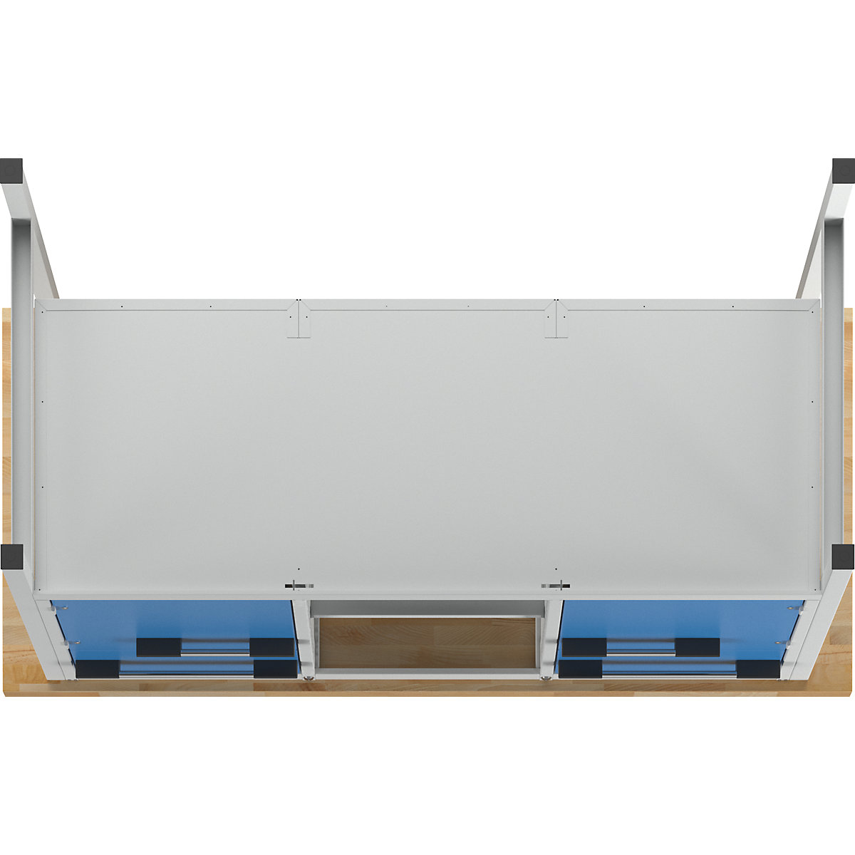 Bancada de trabalho, estrutura modular série 8000 – eurokraft pro (Imagem do produto 6)-5