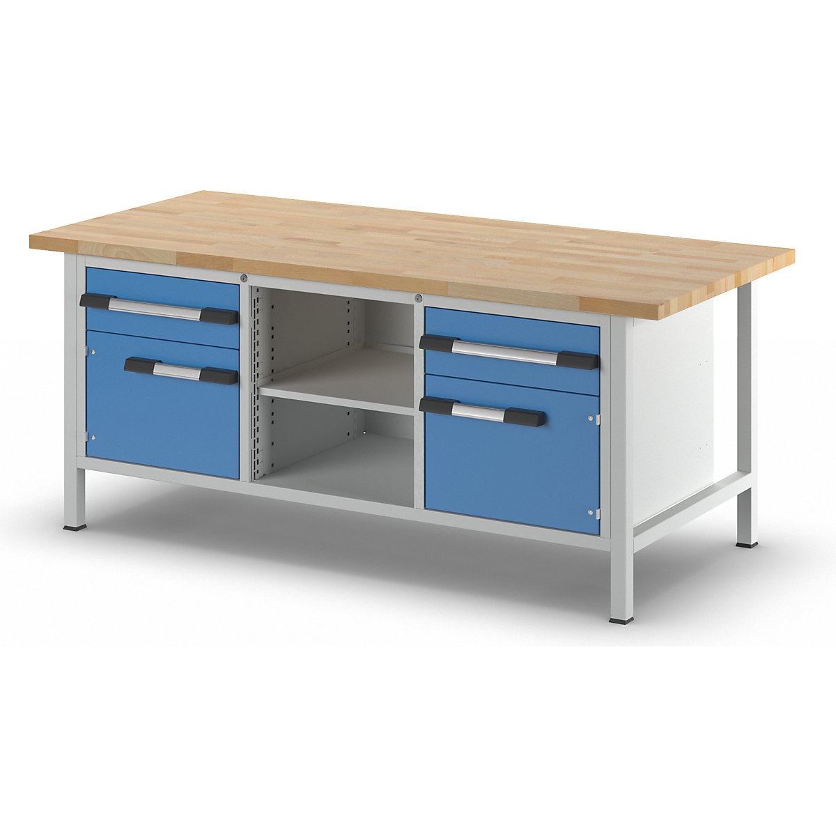 Bancada de trabalho, estrutura modular série 8000 – eurokraft pro (Imagem do produto 7)-6