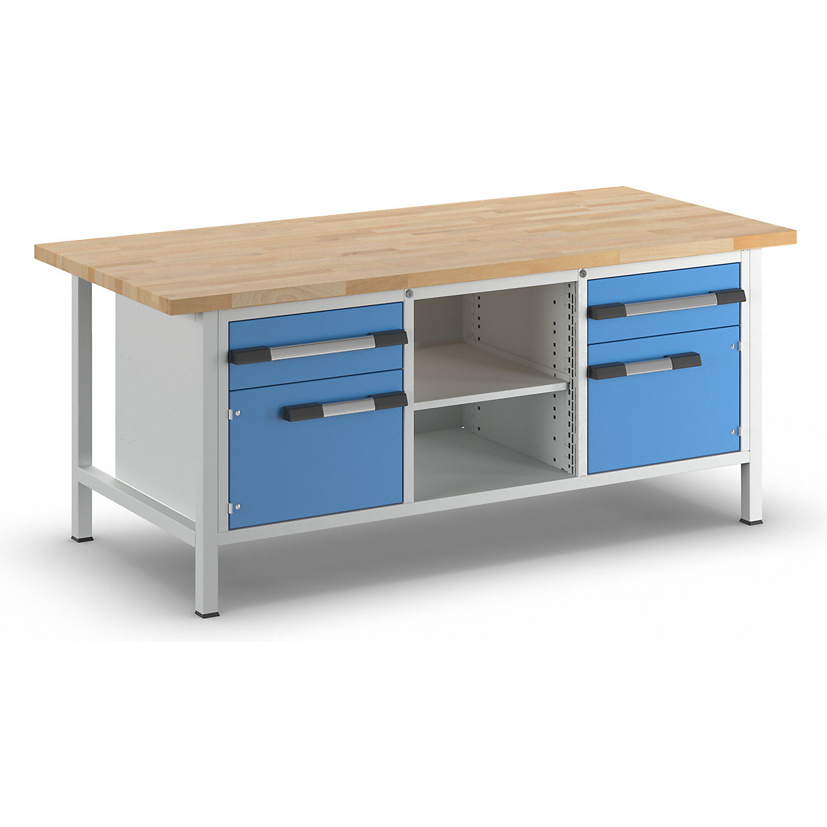 Bancada de trabalho, estrutura modular série 8000 – eurokraft pro