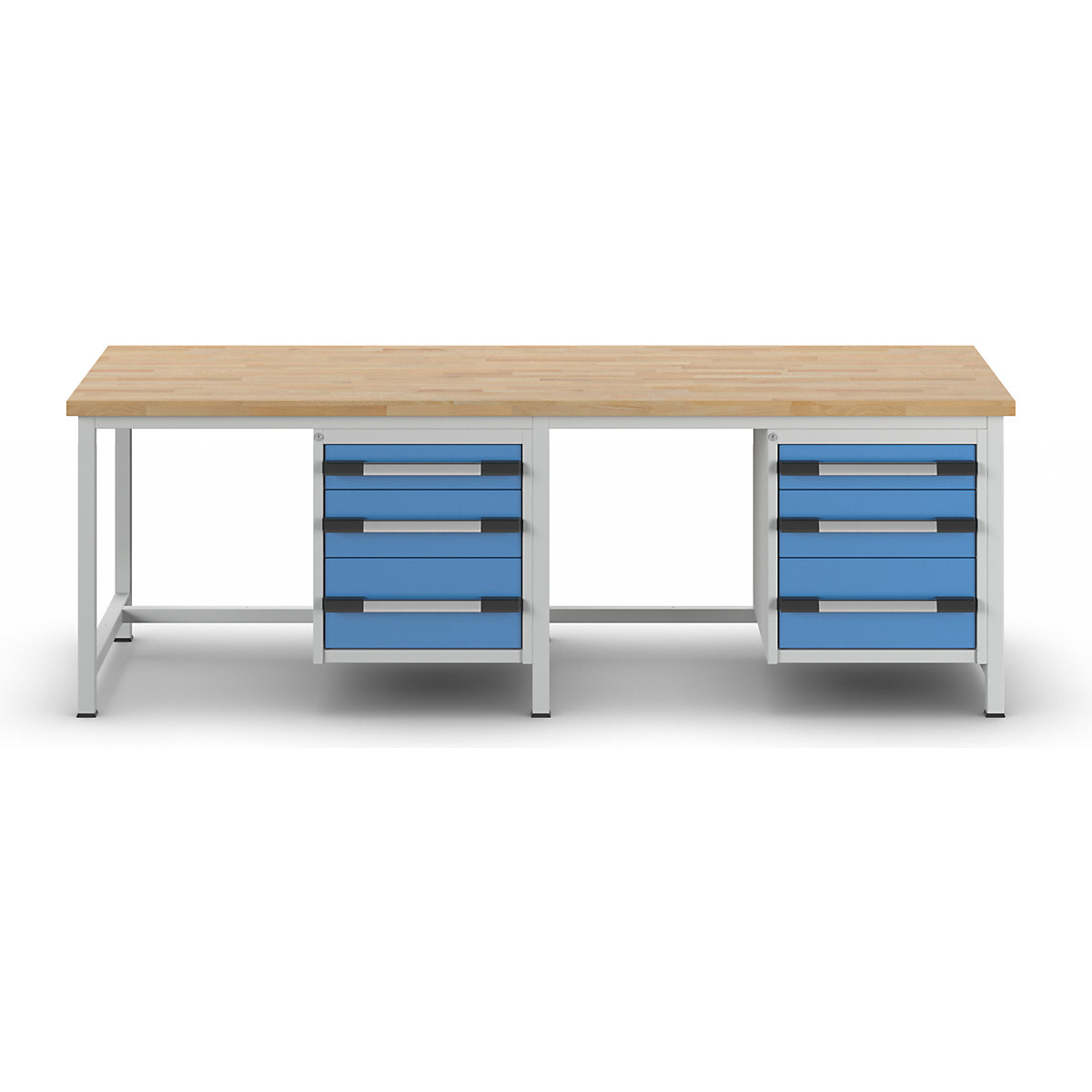 Bancada de trabalho, estrutura modular série 8000 – eurokraft pro (Imagem do produto 4)-3