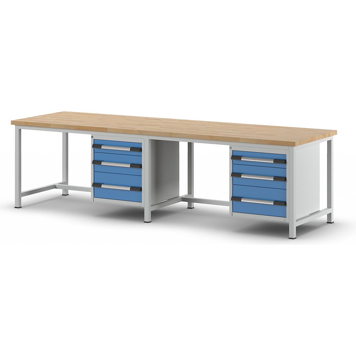 Bancada de trabalho, estrutura modular série 8000 – eurokraft pro (Imagem do produto 6)-5