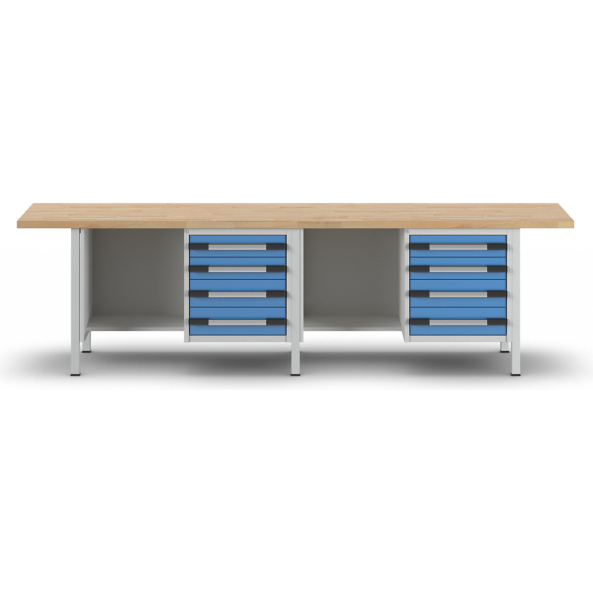 Bancada de trabalho, estrutura modular série 8000 – eurokraft pro (Imagem do produto 3)-2