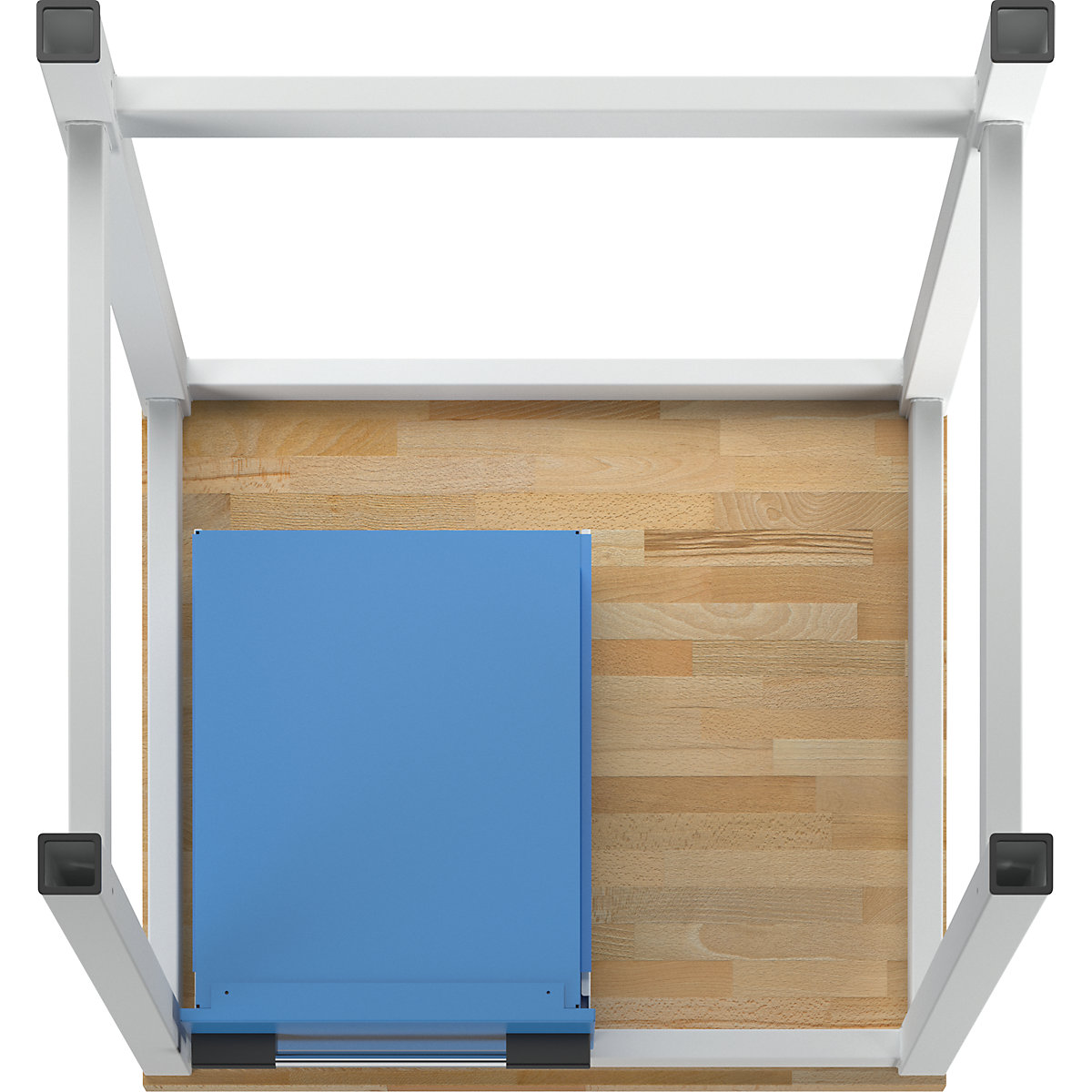 Bancada de trabalho, estrutura modular série 8000 – eurokraft pro (Imagem do produto 8)-7