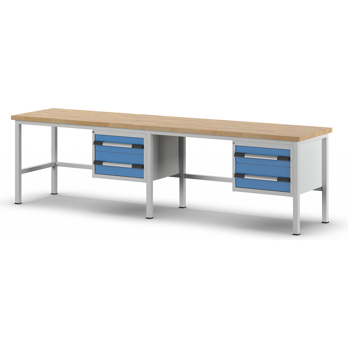 Bancada de trabalho, estrutura modular série 8000 – eurokraft pro (Imagem do produto 3)-2