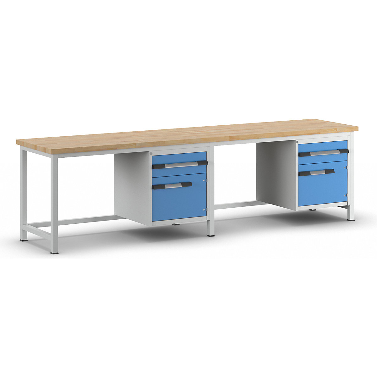 Bancada de trabalho, estrutura modular série 8000 – eurokraft pro