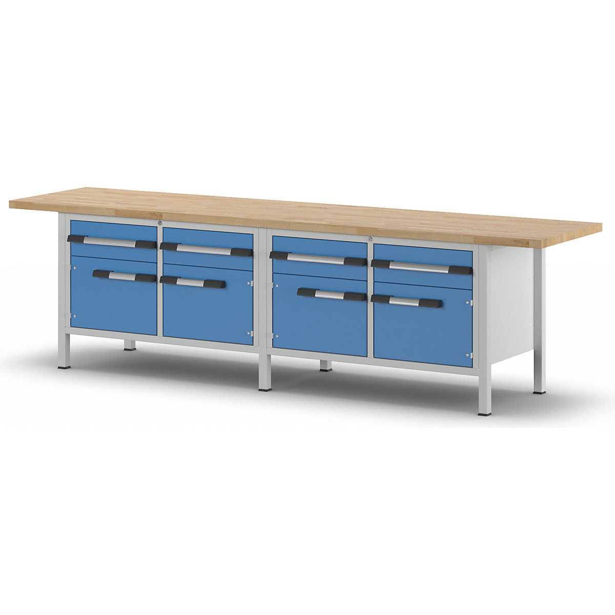 Bancada de trabalho, estrutura modular série 8000 – eurokraft pro (Imagem do produto 7)-6