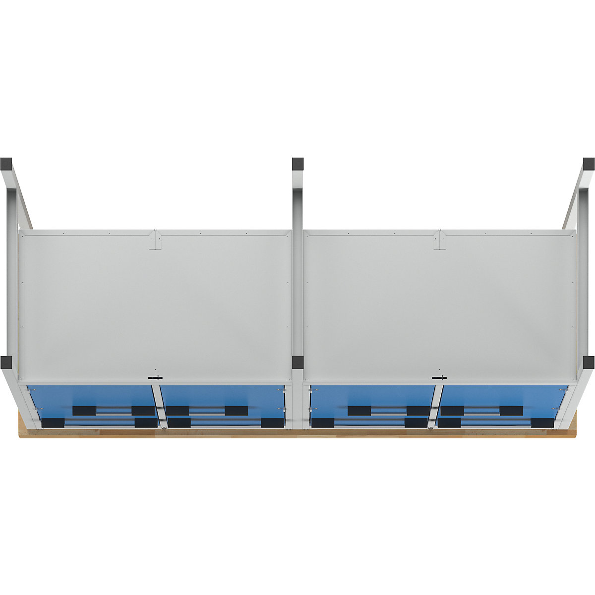 Bancada de trabalho, estrutura modular série 8000 – eurokraft pro (Imagem do produto 6)-5