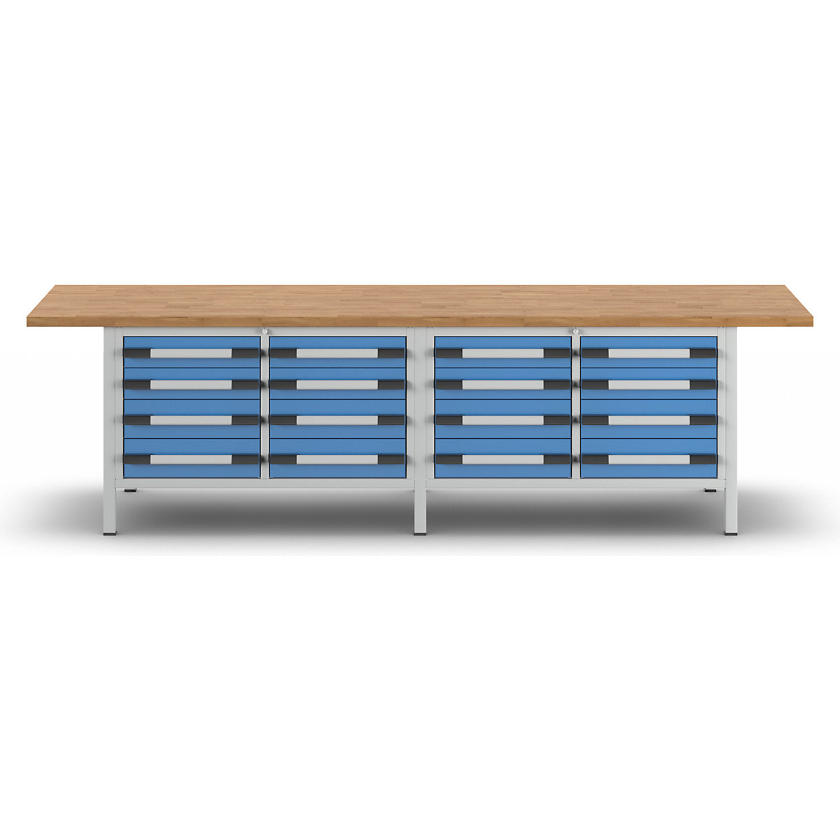Bancada de trabalho, estrutura modular série 8000 – eurokraft pro (Imagem do produto 4)-3