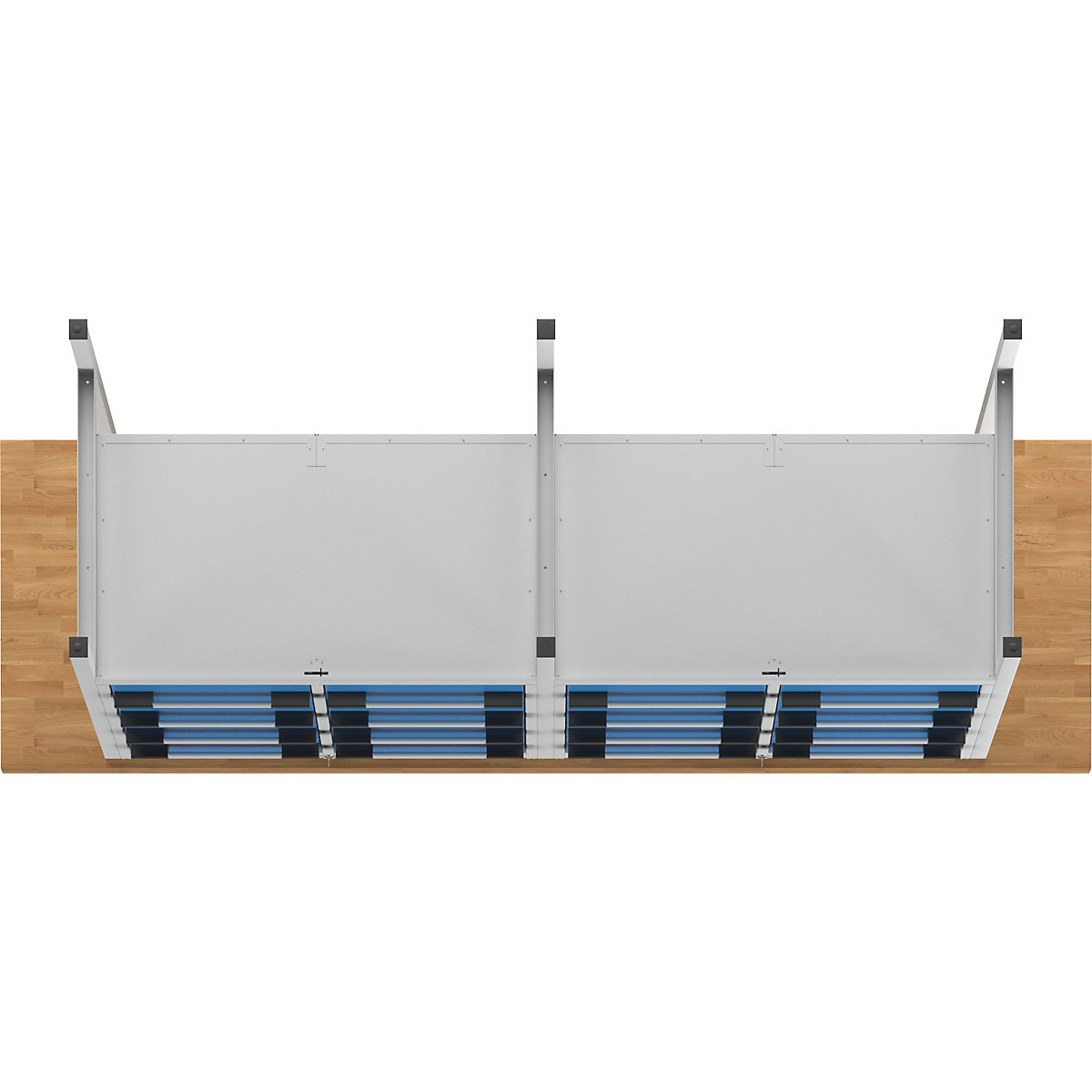 Bancada de trabalho, estrutura modular série 8000 – eurokraft pro (Imagem do produto 8)-7