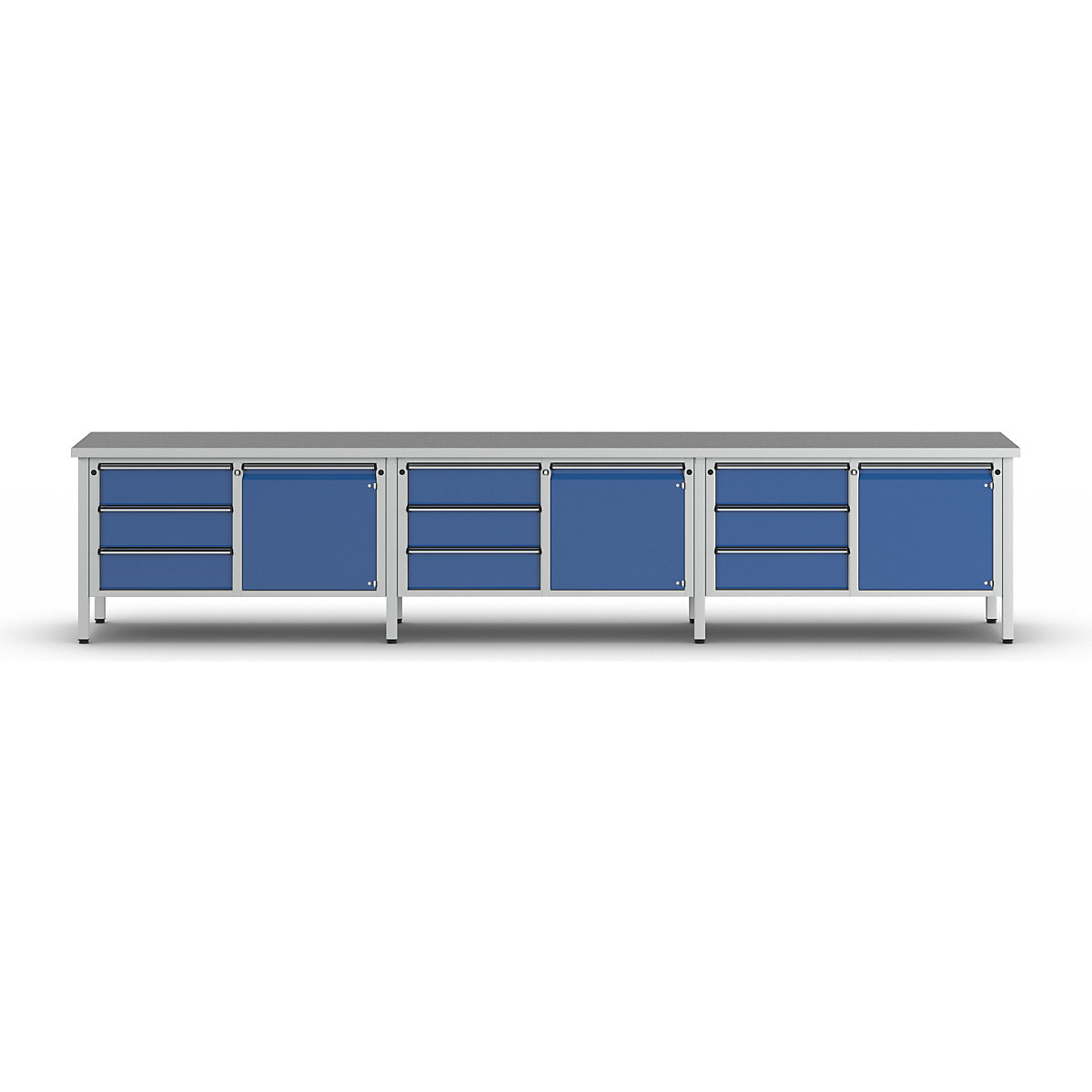 Bancada de trabalho extra larga, estrutura modular – ANKE (Imagem do produto 8)-7