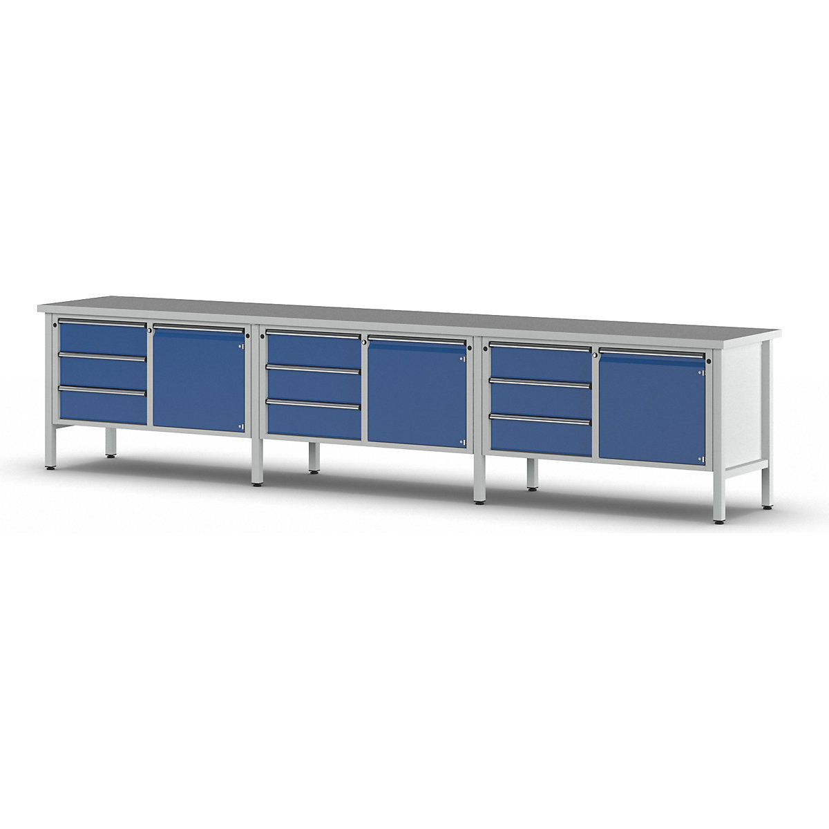Bancada de trabalho extra larga, estrutura modular – ANKE (Imagem do produto 7)-6
