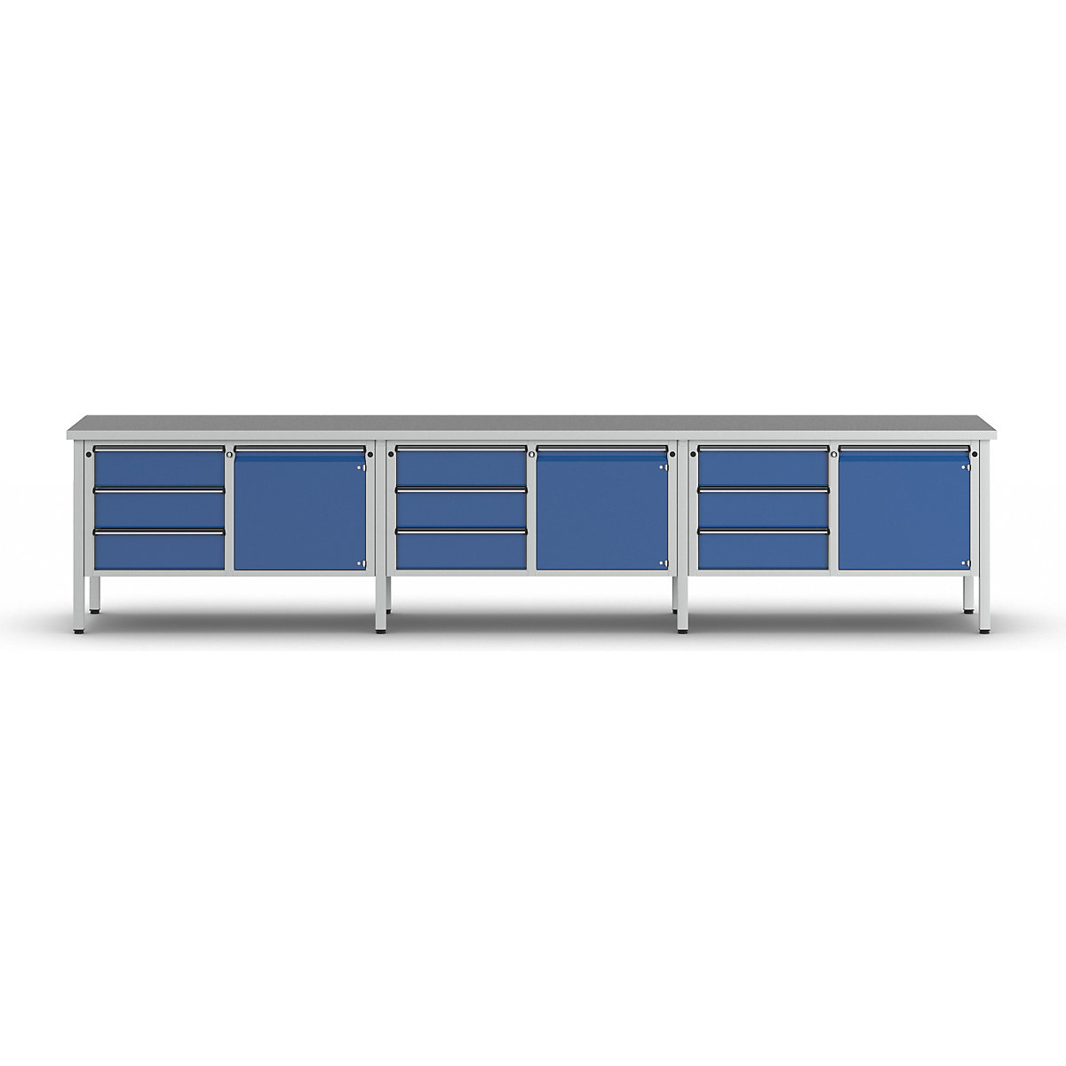 Bancada de trabalho extra larga, estrutura modular – ANKE (Imagem do produto 8)-7