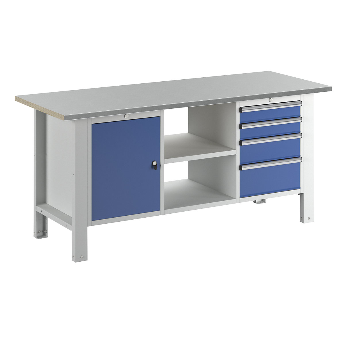 Bancada de trabalho, sistema modular – eurokraft basic