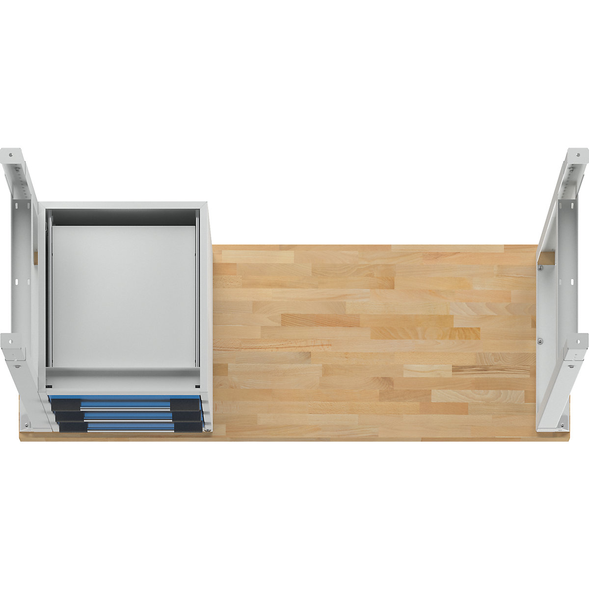 Bancada de trabalho, sistema modular série 7000 – eurokraft pro (Imagem do produto 4)-3