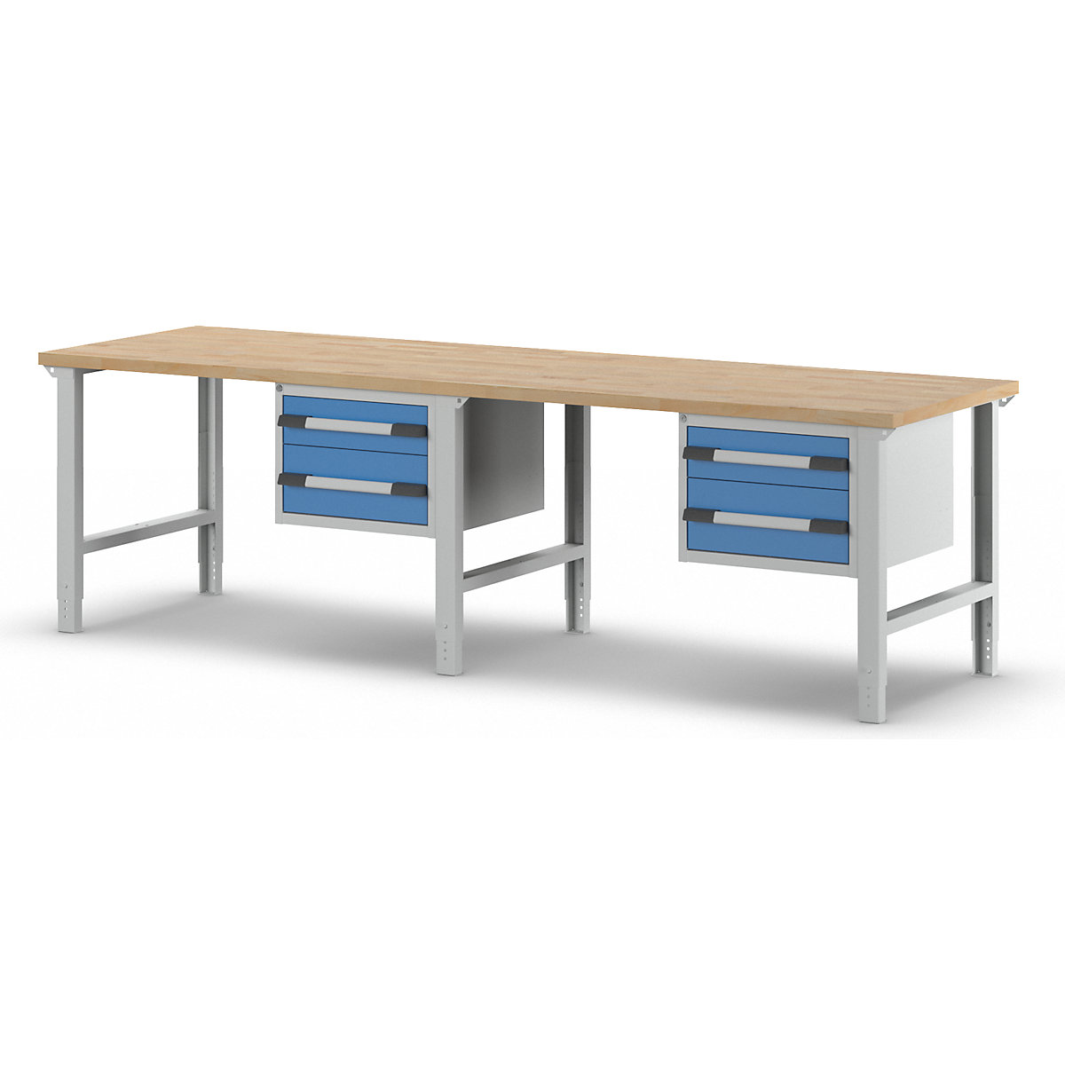 Bancada de trabalho, sistema modular série 7000 – eurokraft pro (Imagem do produto 3)-2