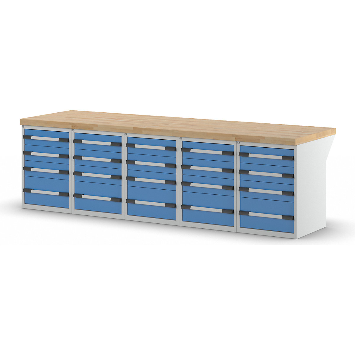 Bancada de trabalho, sistema modular série 7000 – eurokraft pro (Imagem do produto 3)-2