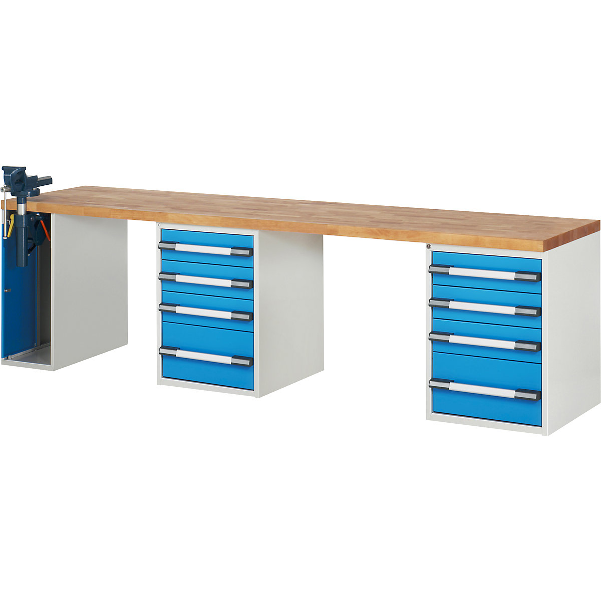 Bancada de trabalho, sistema modular série 7000 – eurokraft pro