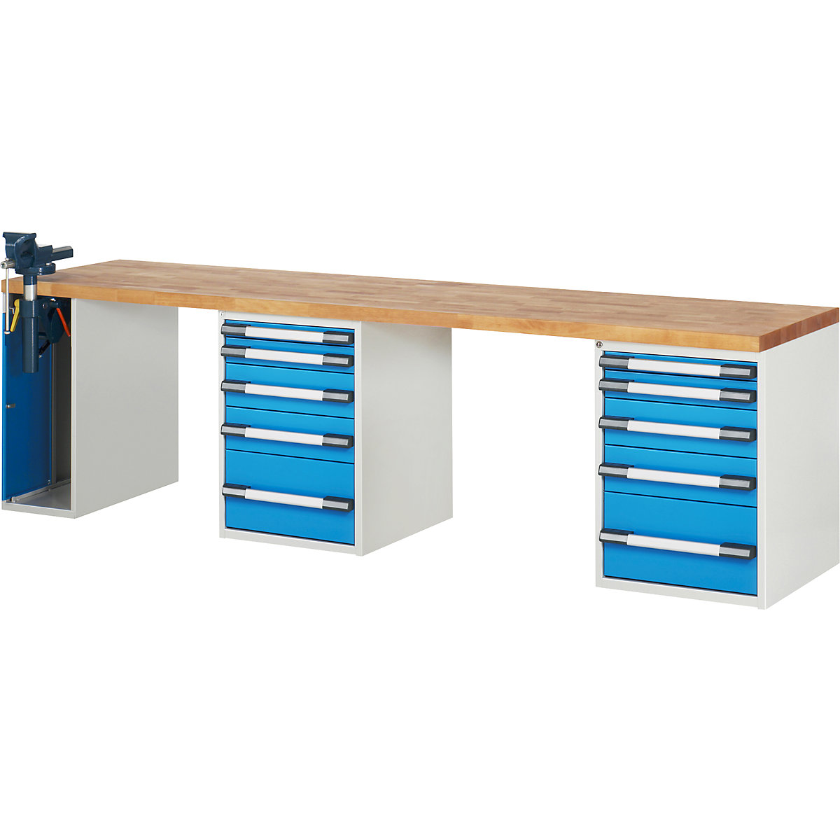 Bancada de trabalho, sistema modular série 7000 - eurokraft pro