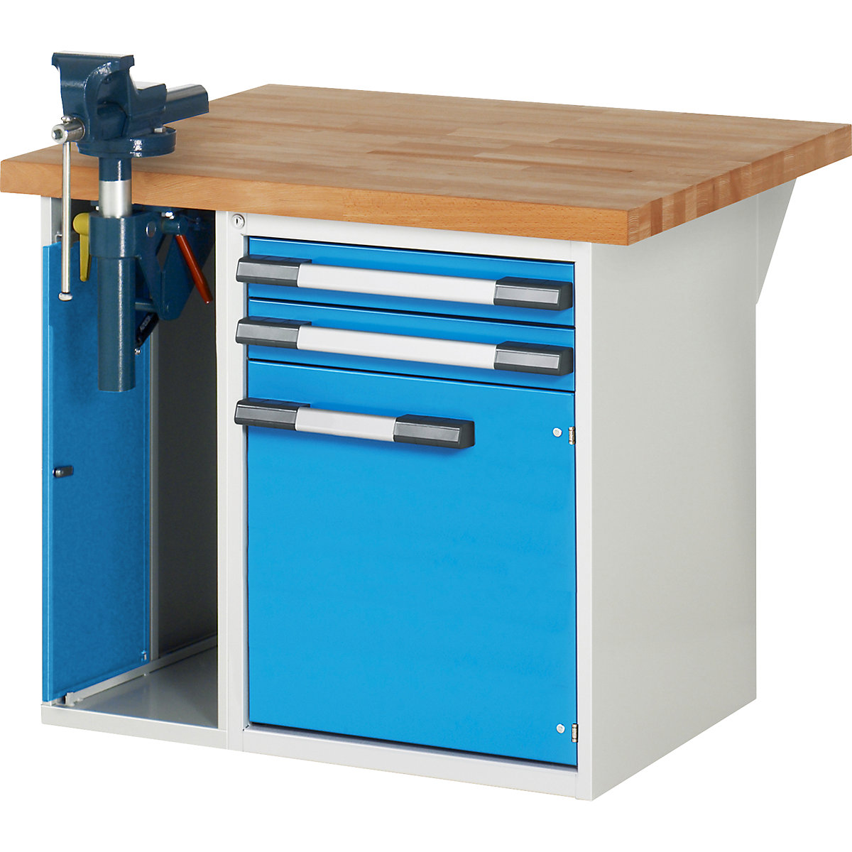 Bancada de trabalho, sistema modular série 7000 – eurokraft pro