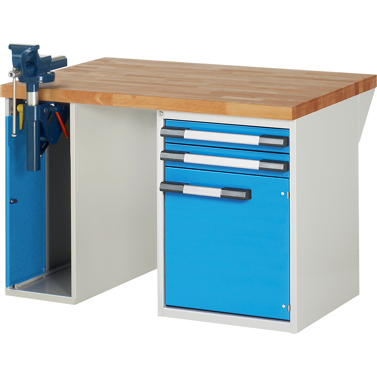 Bancada de trabalho, sistema modular série 7000 – eurokraft pro
