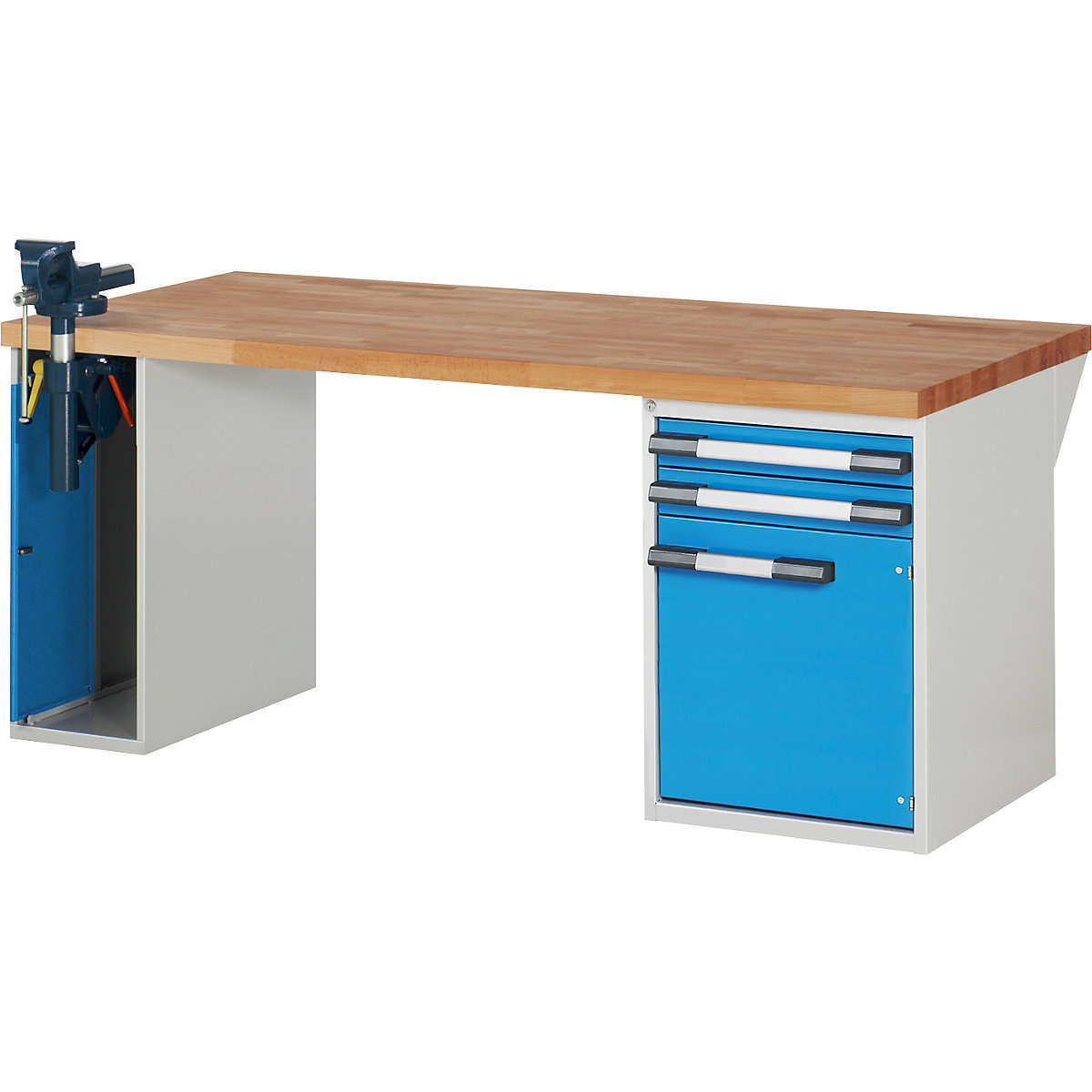 Bancada de trabalho, sistema modular série 7000 – eurokraft pro