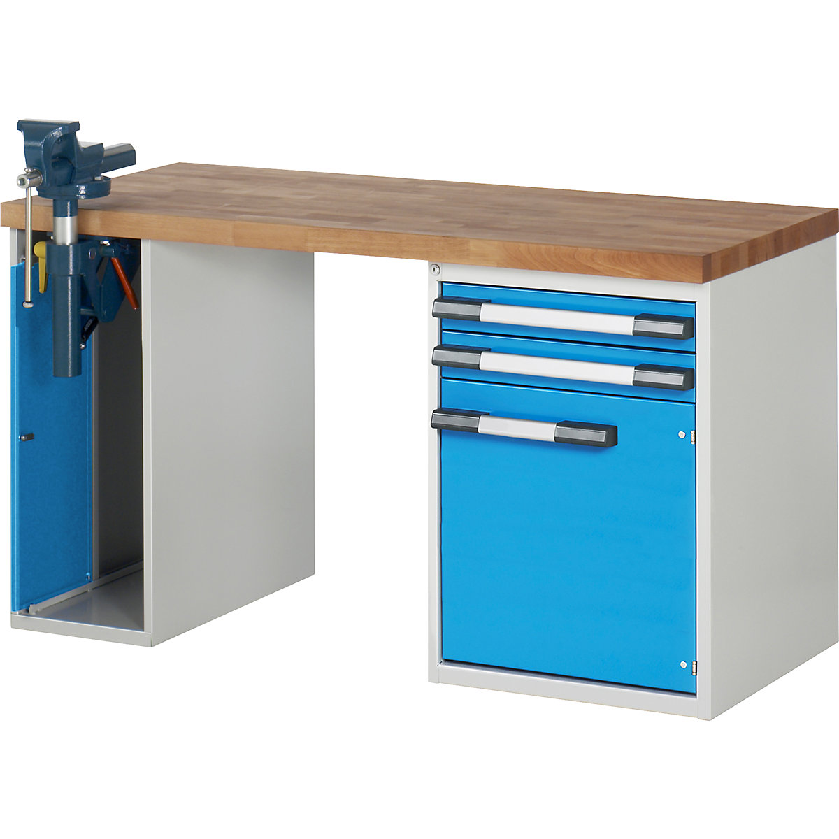 Bancada de trabalho, sistema modular série 7000 – eurokraft pro