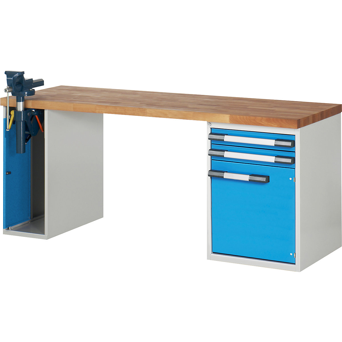 Bancada de trabalho, sistema modular série 7000 – eurokraft pro