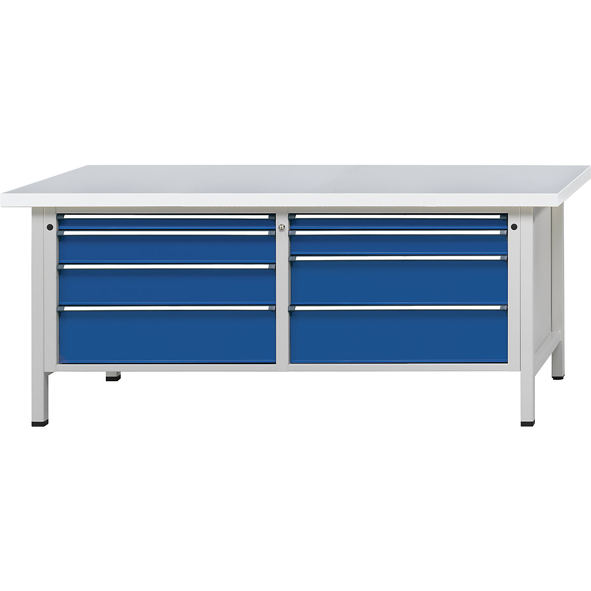 Bancadas de trabalho com 2000 mm de largura, estrutura modular – ANKE