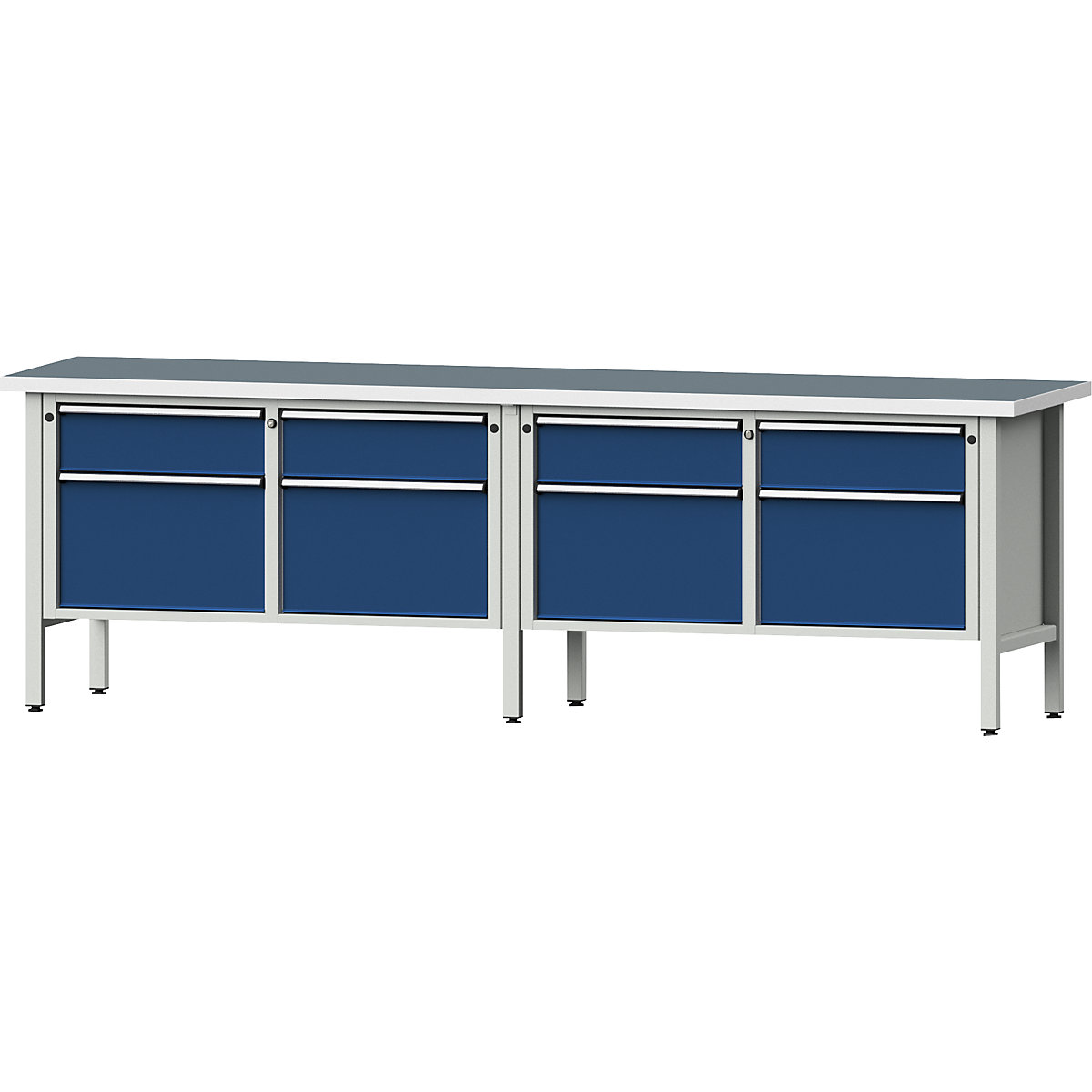 Largura da bancada de trabalho 2800 mm, estrutura modular – ANKE (Imagem do produto 6)-5