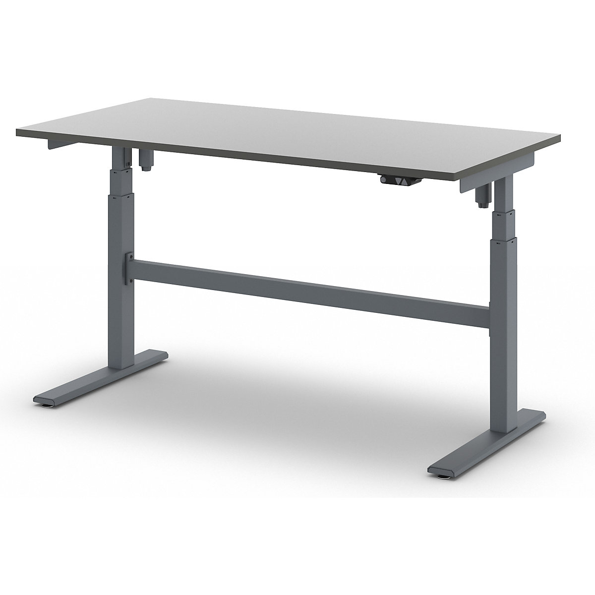 Mesa de trabalho com regulação elétrica da altura – Capacidade de carga 200 kg – eurokraft pro (Imagem do produto 5)-4