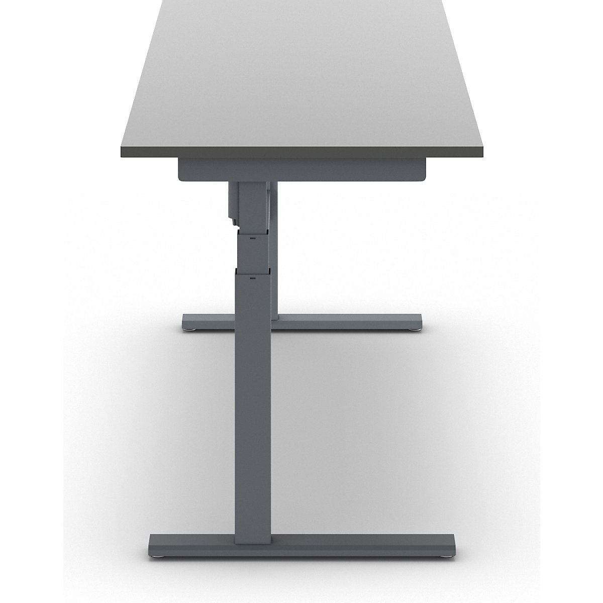 Mesa de trabalho com regulação elétrica da altura – Capacidade de carga 200 kg – eurokraft pro (Imagem do produto 3)-2