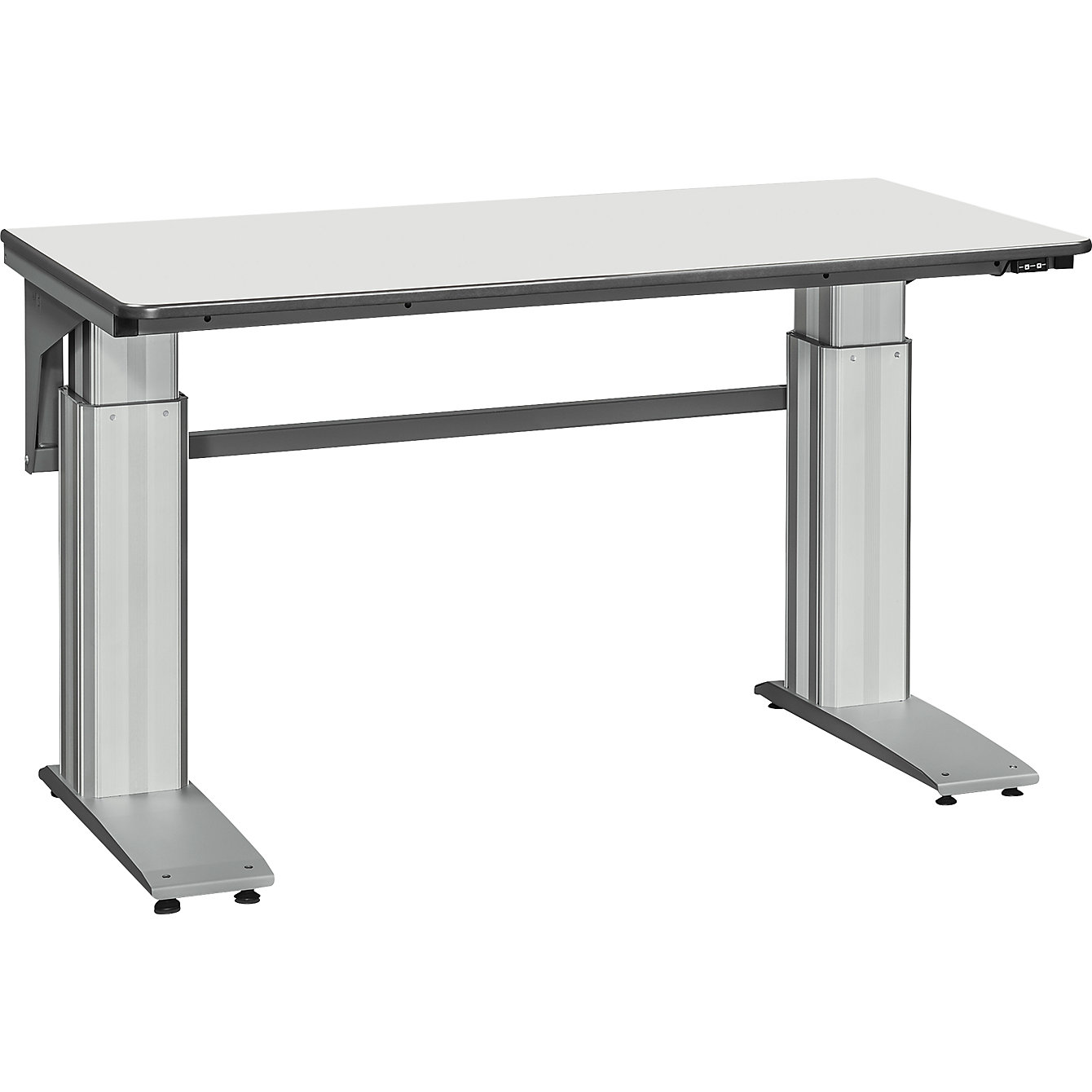 Tavolo Da Gaming Nitro Concepts D16M, 160x80 Cm, Piano MDF Effetto Carbonio, Altezza Regolabile 72.5-82.5 Cm, Include Tappetino E Supporto Cuffie