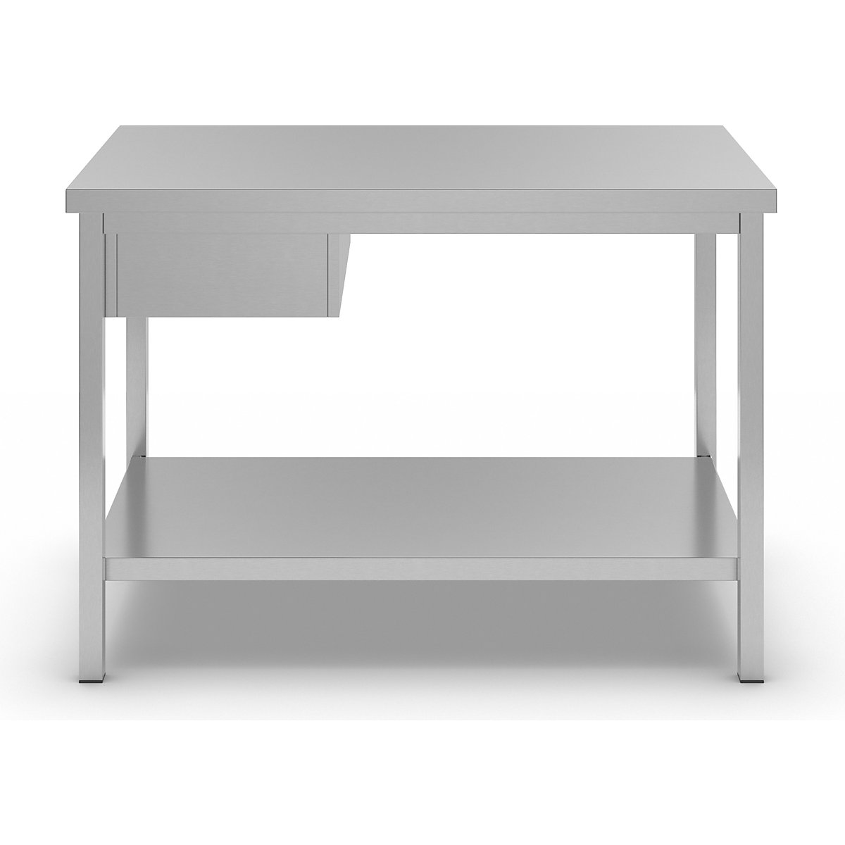 Mesa de trabalho em aço inoxidável – eurokraft basic (Imagem do produto 3)-2