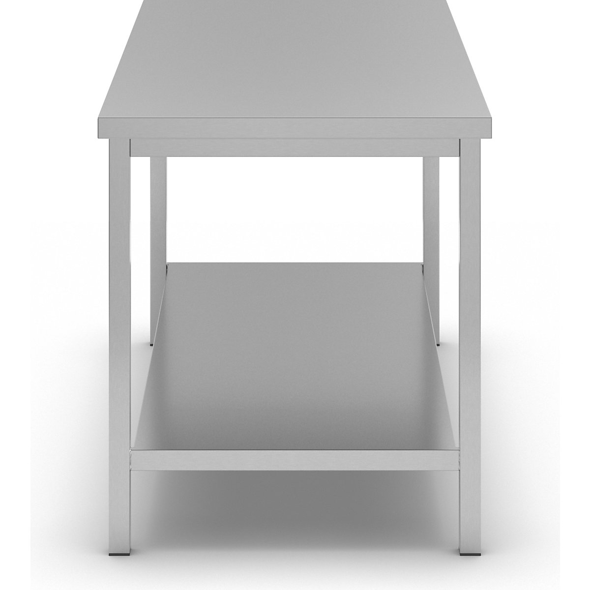 Mesa de trabalho em aço inoxidável – eurokraft basic (Imagem do produto 3)-2