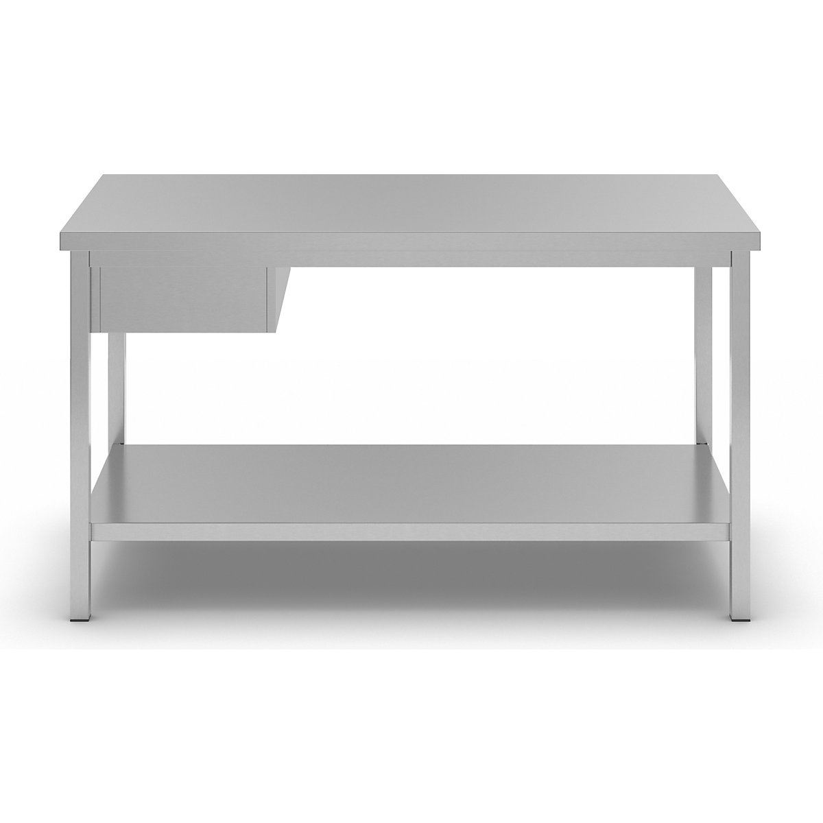 Mesa de trabalho em aço inoxidável – eurokraft basic (Imagem do produto 4)-3