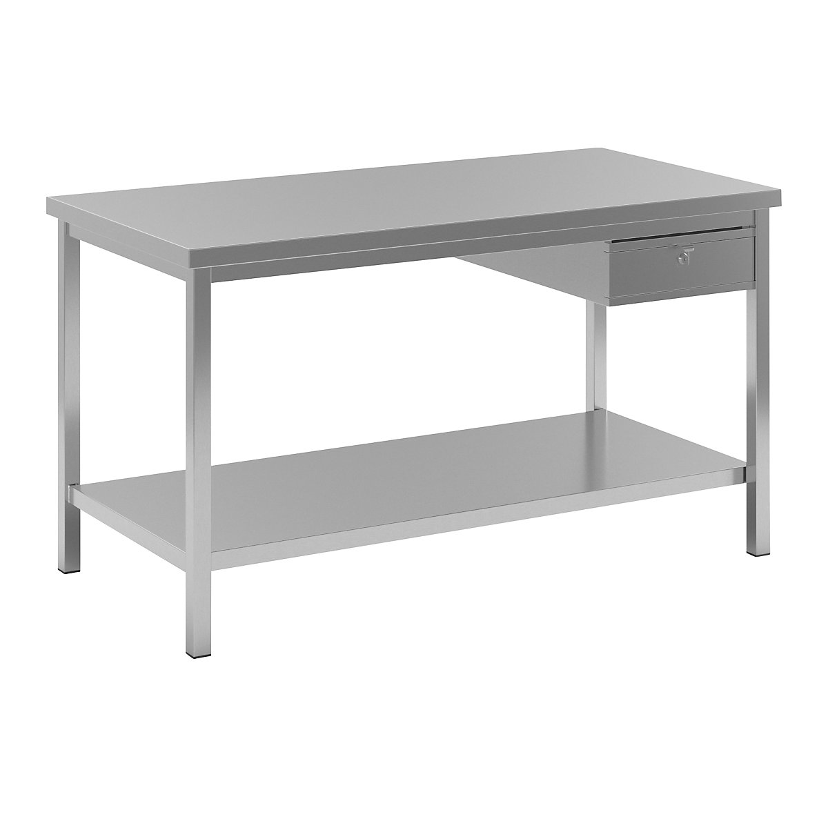 Mesa de trabalho em aço inoxidável – eurokraft basic