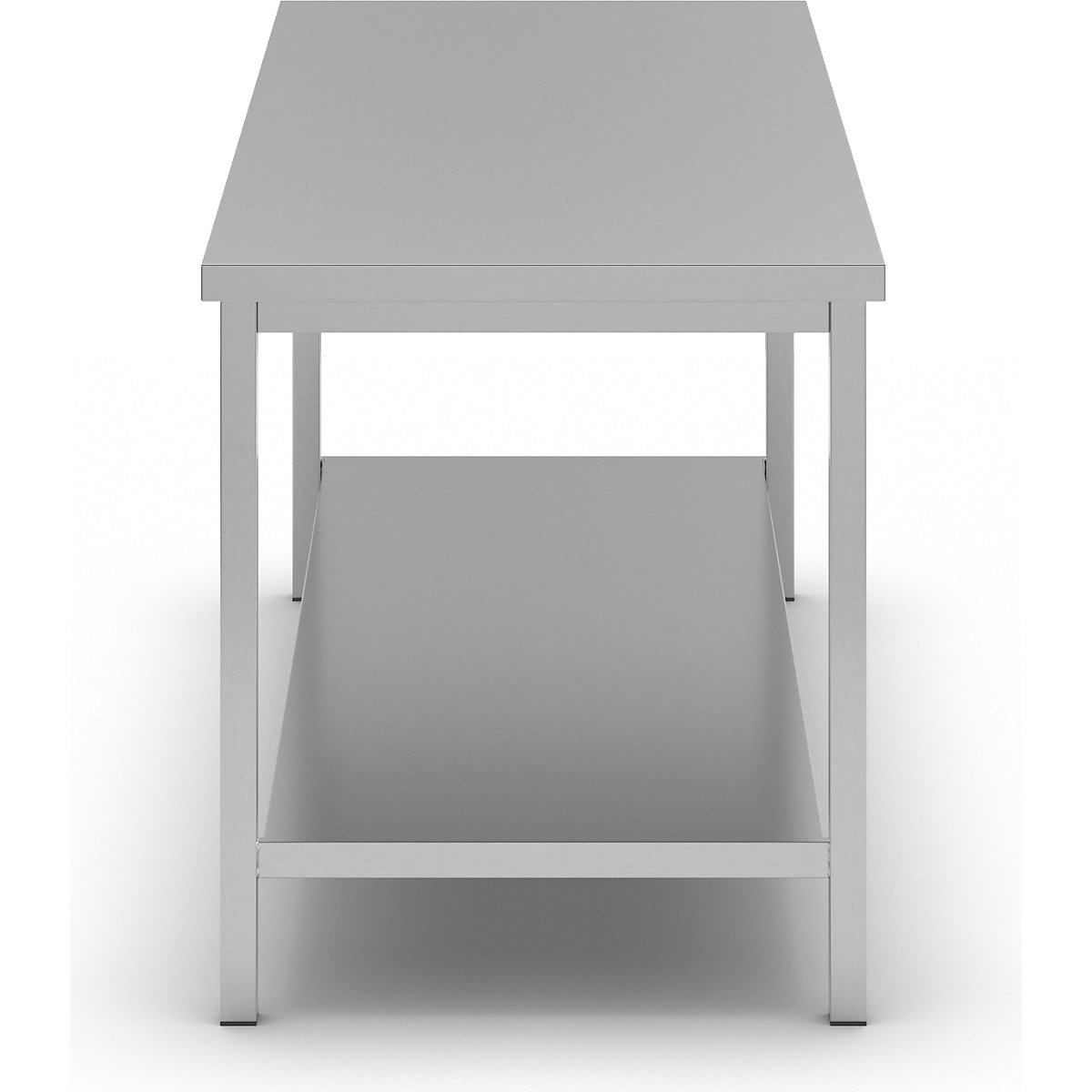 Mesa de trabalho em aço inoxidável – eurokraft basic (Imagem do produto 3)-2