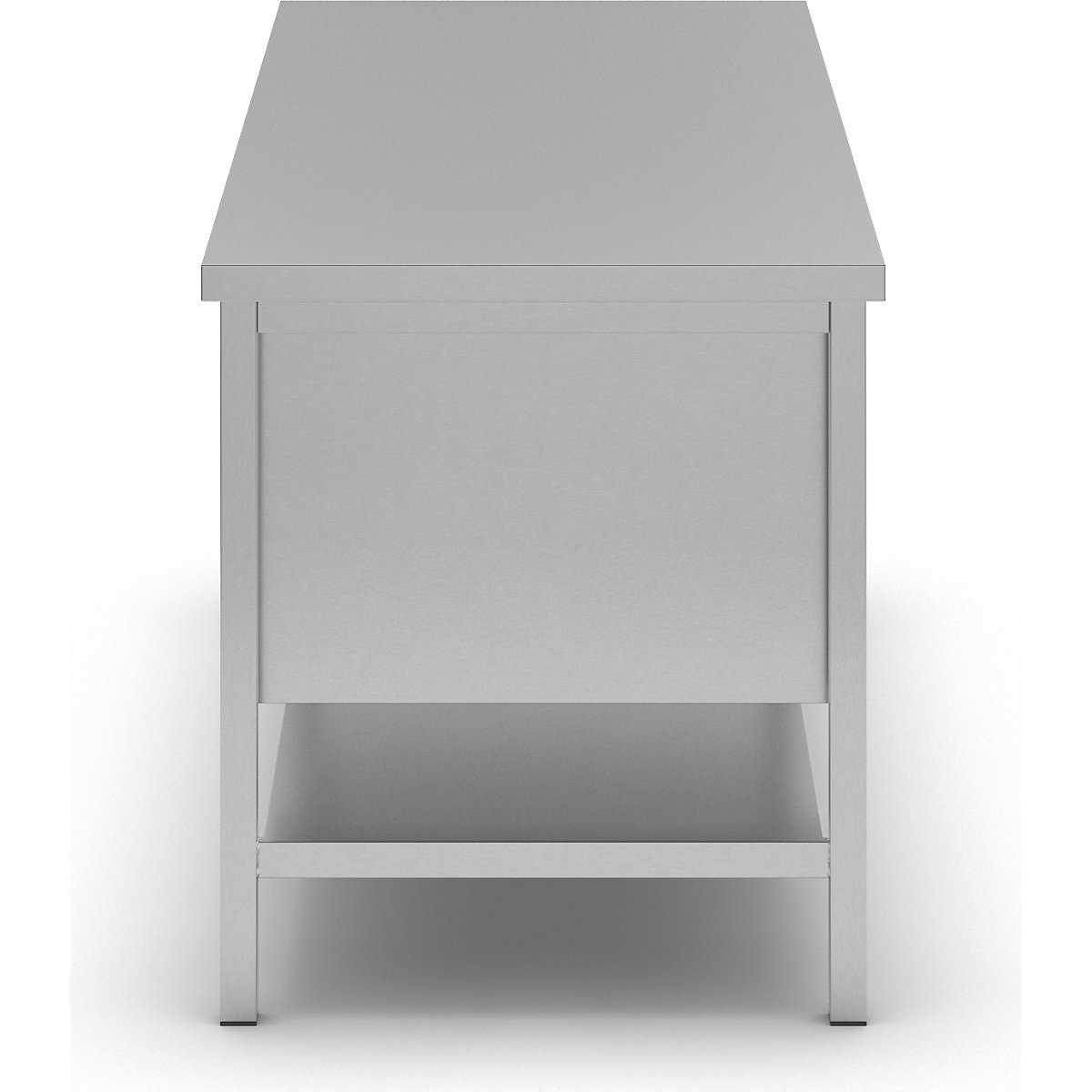 Mesa de trabalho em aço inoxidável – eurokraft basic (Imagem do produto 3)-2