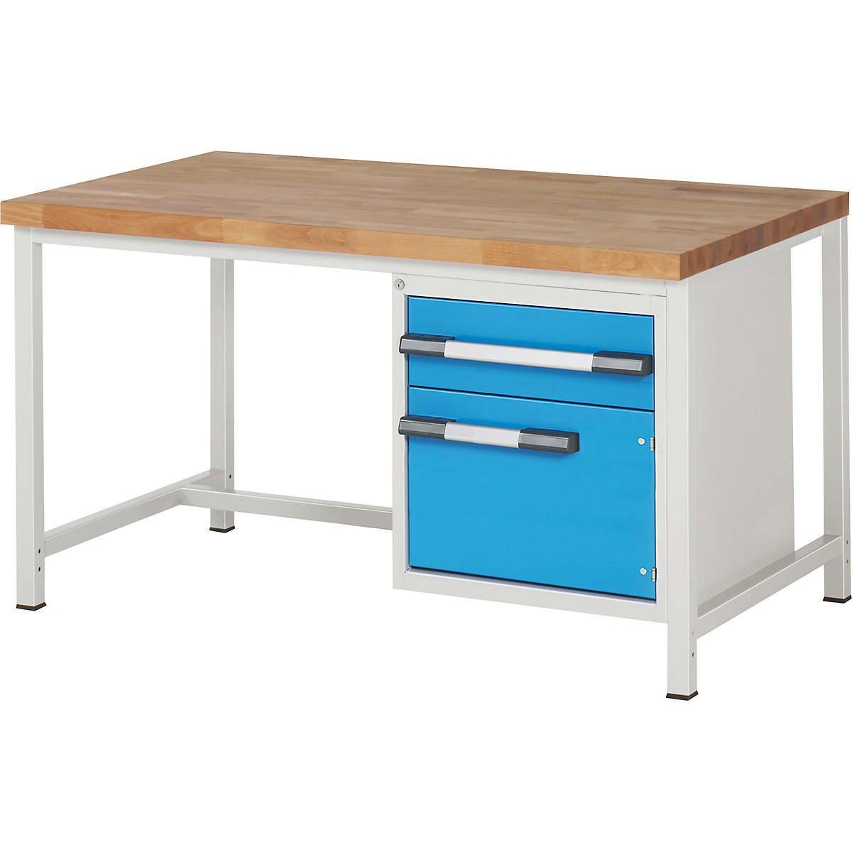 Banco da lavoro, struttura a telaio serie 8000 – eurokraft pro (Foto prodotto 2)-1