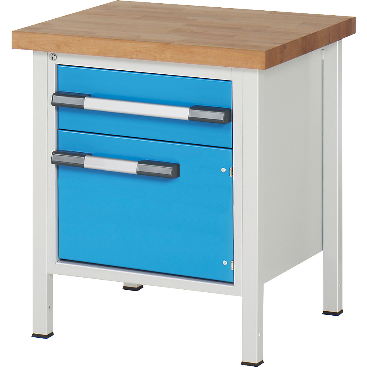 Banco da lavoro, struttura a telaio serie 8000 - eurokraft pro